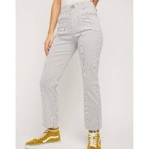 Free people Flare Railroad Pants striped